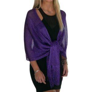 Elegant Purple Women's Wrap